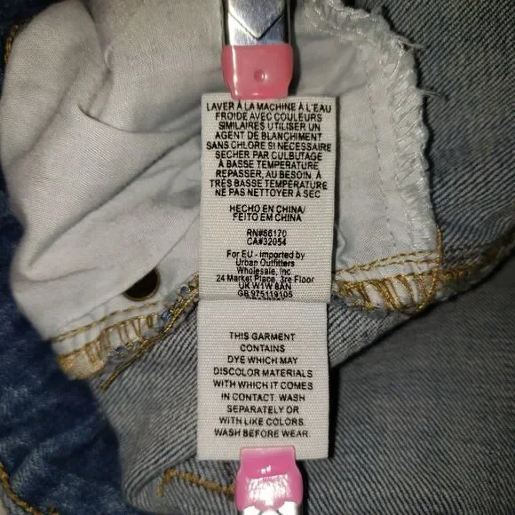 FREE PEOPLE Distressed with Holes Denim Flare Jeans Womens Size 30 - Picture 9 of 11